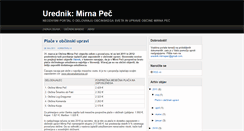 Desktop Screenshot of mirnapec.blogspot.com