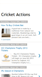 Mobile Screenshot of cricketactions.blogspot.com