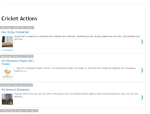 Tablet Screenshot of cricketactions.blogspot.com