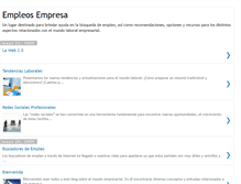 Tablet Screenshot of empleosempresa.blogspot.com