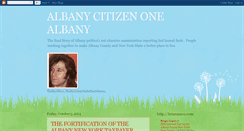 Desktop Screenshot of albanycitizenonealbany.blogspot.com