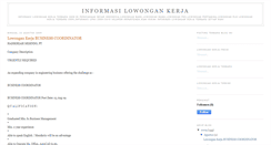 Desktop Screenshot of informasi-lowongan-kerja-d.blogspot.com