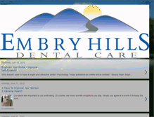 Tablet Screenshot of embryhillsdentalcare.blogspot.com