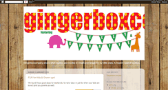 Desktop Screenshot of gingerboxcompany.blogspot.com