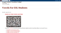 Desktop Screenshot of englishvowels.blogspot.com