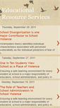 Mobile Screenshot of educationalresourceservices.blogspot.com