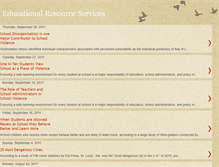 Tablet Screenshot of educationalresourceservices.blogspot.com