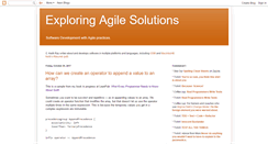 Desktop Screenshot of agilesolutionspace.blogspot.com