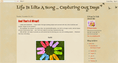 Desktop Screenshot of lifeilasong.blogspot.com