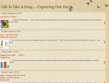 Tablet Screenshot of lifeilasong.blogspot.com