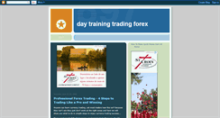 Desktop Screenshot of day-training-trading-forex.blogspot.com