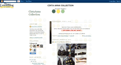 Desktop Screenshot of cintaannacollection.blogspot.com