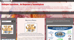 Desktop Screenshot of dialogoslogisticos.blogspot.com