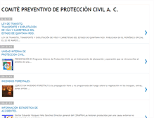 Tablet Screenshot of comitepreventivodeproteccioncivilac6.blogspot.com