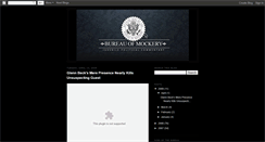 Desktop Screenshot of bureauofmockery.blogspot.com