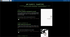 Desktop Screenshot of mrdarcyvampyre.blogspot.com