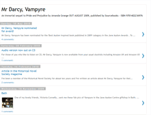 Tablet Screenshot of mrdarcyvampyre.blogspot.com