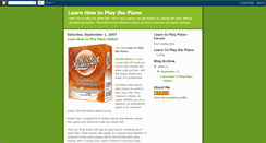 Desktop Screenshot of learnplaypiano.blogspot.com