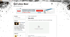 Desktop Screenshot of girllikesbeer.blogspot.com