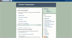 Desktop Screenshot of cheonantransportation.blogspot.com