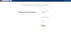 Desktop Screenshot of hollywood-acting-school.blogspot.com