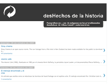 Tablet Screenshot of deshechosdelahistoria.blogspot.com
