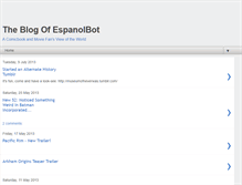 Tablet Screenshot of espanolbot.blogspot.com