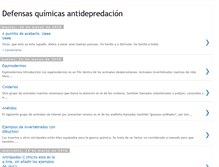 Tablet Screenshot of chemical-defenses.blogspot.com