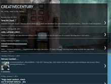 Tablet Screenshot of creativecentury.blogspot.com