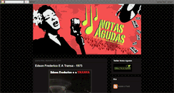 Desktop Screenshot of notasagudas.blogspot.com