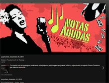 Tablet Screenshot of notasagudas.blogspot.com