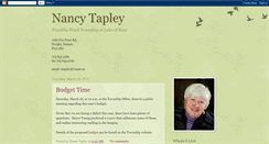 Desktop Screenshot of nancytapley.blogspot.com