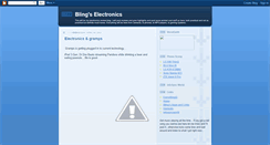 Desktop Screenshot of blingselectronics.blogspot.com