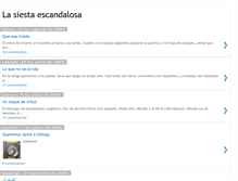 Tablet Screenshot of lasiestaescandalosa.blogspot.com