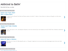 Tablet Screenshot of addictedtoballin.blogspot.com