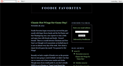 Desktop Screenshot of foodiefavorites.blogspot.com