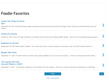 Tablet Screenshot of foodiefavorites.blogspot.com