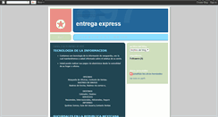 Desktop Screenshot of entregaexpress.blogspot.com