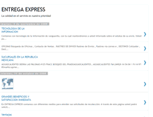 Tablet Screenshot of entregaexpress.blogspot.com