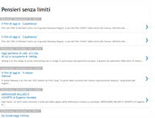 Tablet Screenshot of pensierisenzalimiti.blogspot.com