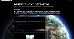 Desktop Screenshot of derechoadministrativo2010.blogspot.com