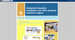 Desktop Screenshot of franquiciamealquilan.blogspot.com