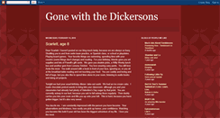 Desktop Screenshot of gonewiththedickersons.blogspot.com