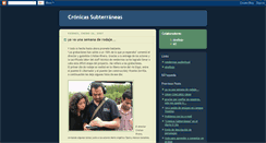 Desktop Screenshot of cronicas-subterraneas.blogspot.com