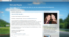 Desktop Screenshot of kimberleyandkayla.blogspot.com