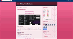 Desktop Screenshot of imvu-creditmaker.blogspot.com