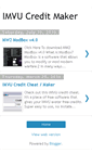 Mobile Screenshot of imvu-creditmaker.blogspot.com
