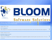 Tablet Screenshot of bloomhr.blogspot.com