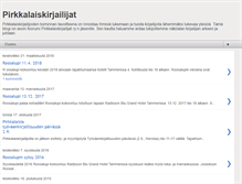 Tablet Screenshot of pirkkalaiskirjailijat.blogspot.com