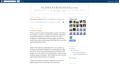Desktop Screenshot of oldmensbikeride2009.blogspot.com